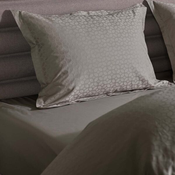 Tempur Luxe Örngott Satin Jacquard 50×60 Grå