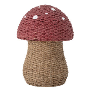 Bloomingville korg m / lock Fly agaric H61 cm