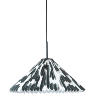 Taklampa Polly 45 cm Svart/Vit