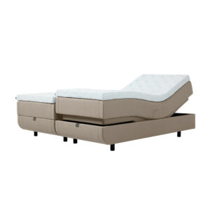 Tempur North Luxe SmartCool Ställbar Säng 105×210 Beige