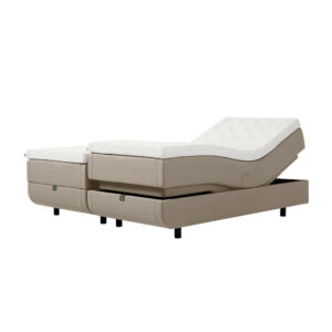 Tempur North Luxe Ställbar Säng 105×200 Beige