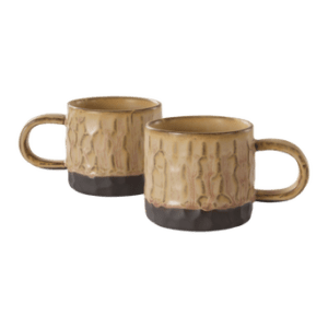 CARA mugg 2-pack Light brown fine pottery