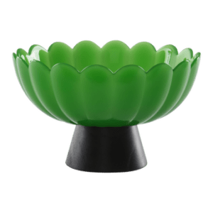 CLOVER glasskål ø 20 cm Grön/mörk grön