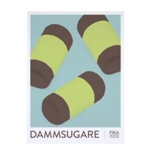 Fikaposter Dammsugare 30×40