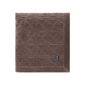 Lexington Rattan Quilted Organic Cotton Vevlet Överkast 160×240 Blå