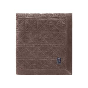 Lexington Rattan Quilted Organic Cotton Vevlet Överkast 260×240 Blå