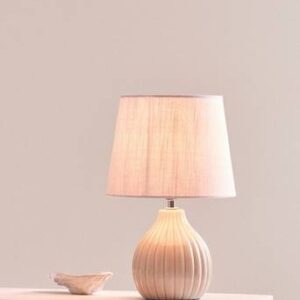 MONA bordslampa Beige/naturvit