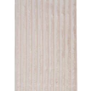 Rabbit Stripe Ljusbeige 80×150 cm Pälsmatta