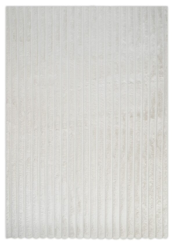 Rabbit Stripe Offwhite 160×230 cm Pälsmatta