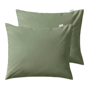 ZACK PERCALE örngott 2-pack – ekologisk Khaki