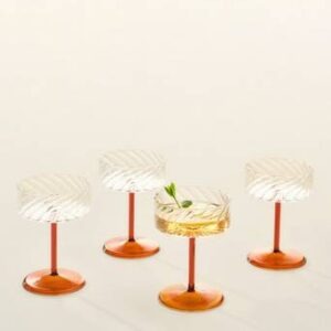 CAIO cocktailglas 4-pack Transparent/amber