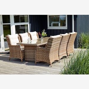 Garden Matgrupp 6 Sittplatser Med Dyna