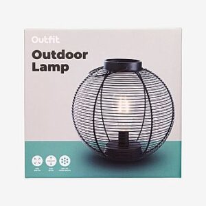 Outdoor Lamp D28 H26Cm