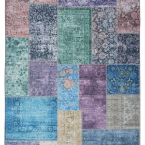 Vero Rosso Multi 160×230 cm Patchwork Matta