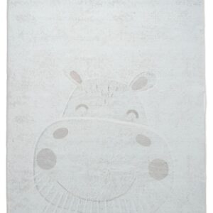 Zappy Hippo Kräm 120×170 cm Barnmatta