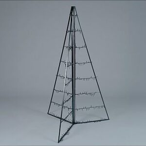 Dekoration metall pyramid LED 150cm