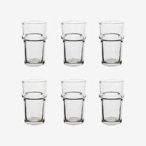 Affari of Sweden – Glas Hyde Ø7 cm 6-pack – Transparent – Dricksglas – Från Homeroom