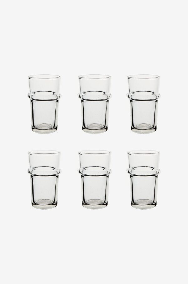 Affari of Sweden – Glas Hyde Ø7 cm 6-pack – Transparent – Dricksglas – Från Homeroom