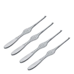 Alessi – Alessi Colombina Fish skaldjursgafflar 4-pack