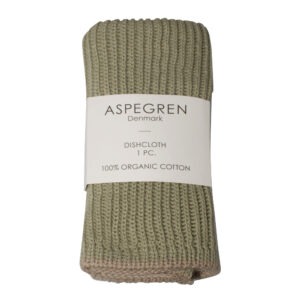 Aspegren – Ripple disktrasa stickad 26×26 cm aloe