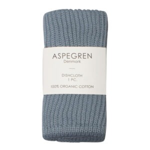 Aspegren – Ripple disktrasa stickad 26×26 cm pale blue