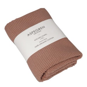 Aspegren – Solid kökshandduk 40×50 cm pale blush