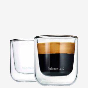 Blomus – Espressoglas Nero 80 ml 2 pack – Transparent – Koppar & muggar – Från Homeroom