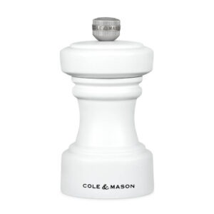 Cole & Mason – Hoxton Saltkvarn 10 cm Matt Vit