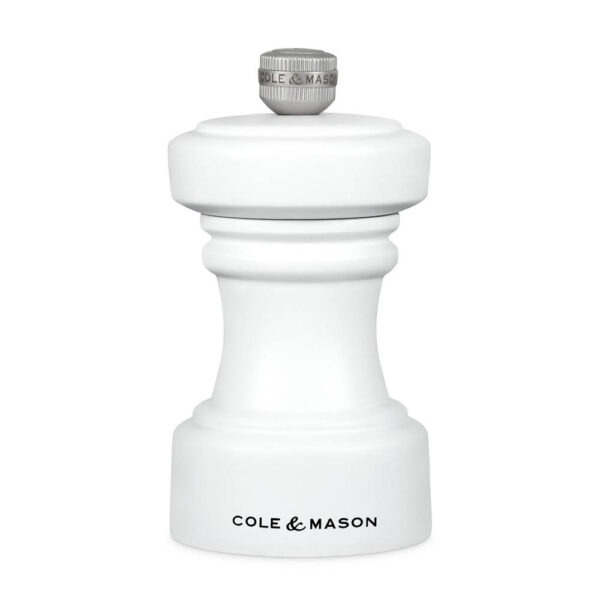 Cole & Mason – Hoxton Saltkvarn 10 cm Matt Vit