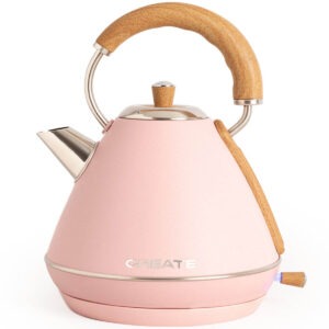 Create – Kettle Retro Vattenkokare 1,7 L Rosa