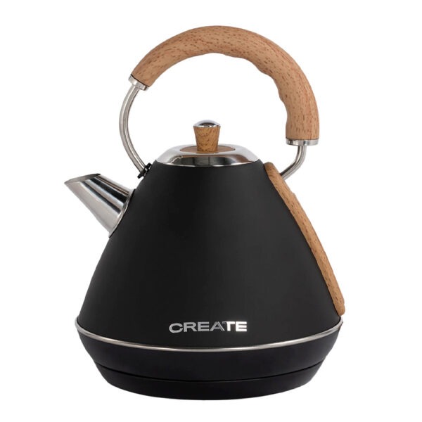 Create – Kettle Retro Vattenkokare 1,7 L Svart