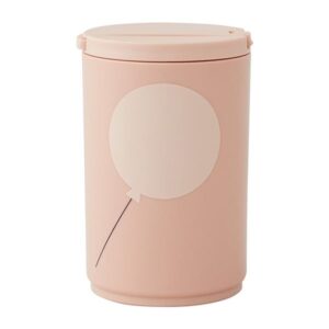 Design Letters – Kids Life Mugg M/Sugrör 33 cl Ballong Nude