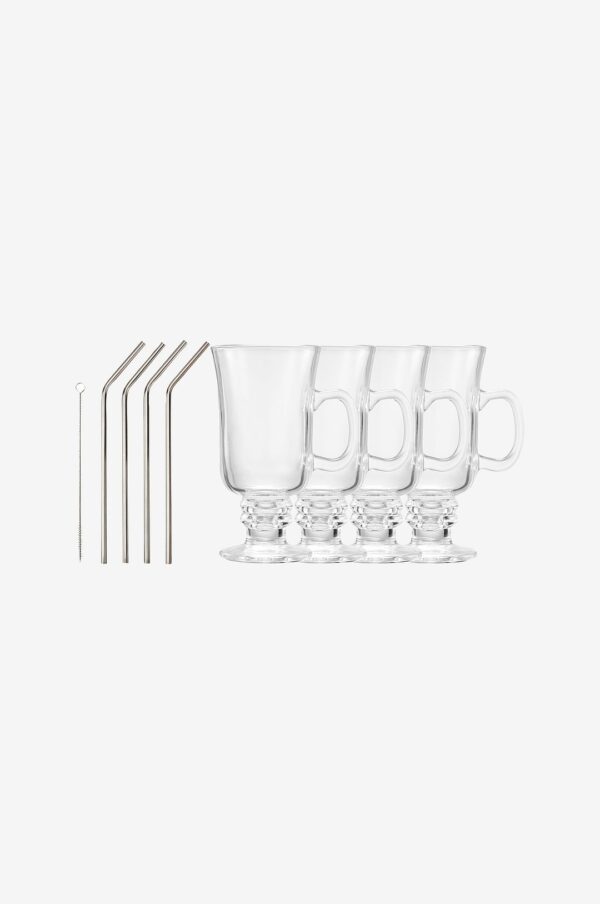 Dorre – Irish coffee set 8 delar – Transparent – Koppar & muggar – Från Homeroom