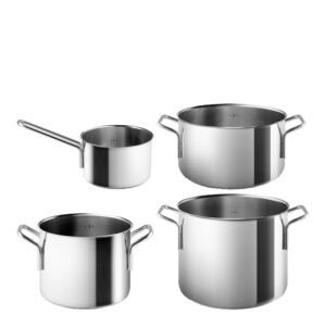 Eva Trio – Stainless Steel gryteset 4 delar