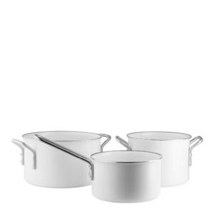 Eva Trio – White Line gryteset 3 delar