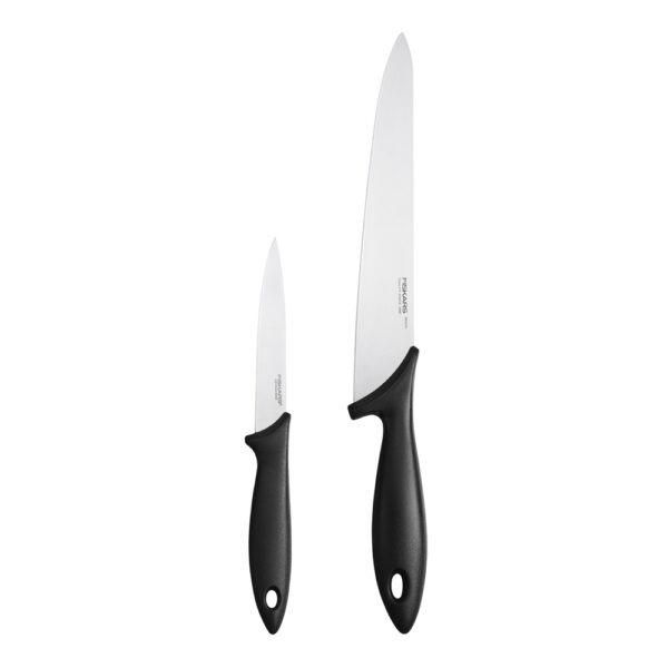 Fiskars – Essential Knivset 2 delar Svart