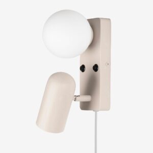 Globen Lighting – Vägglampa Doppio – Beige – Vägglampor – Från Homeroom