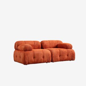 Hanah Home – 2-sits soffa Muffin – Orange – 2-sits soffor – Från Homeroom