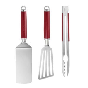 KitchenAid – Core grillredskap inomhus 3 delar empire red