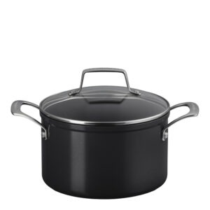 Le Creuset – ENSC gryta med glaslock 3,8 L 20 cm black