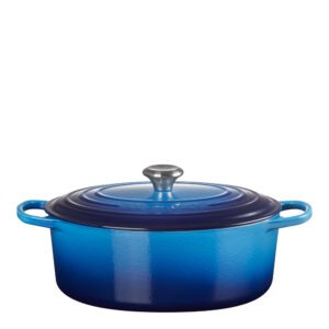 Le Creuset – Signature gjutjärnsgryta oval 31 cm 6,3 L azure