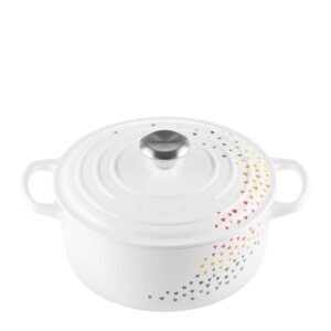 Le Creuset – Signature rund gryta 24 cm 4,2 L loving white