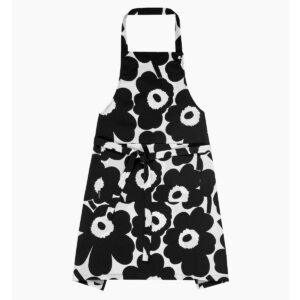 Marimekko – Pieni Unikko Förkläde Vit/Svart