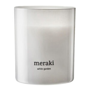 Meraki – Doftljus white garden 9,5×8 cm vit