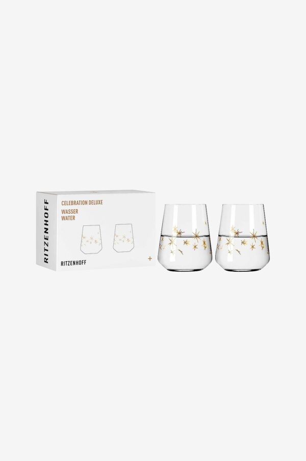 Ritzenhoff – Vattenglas Celebration Deluxe 2-pack – Transparent – Dricksglas – Från Homeroom