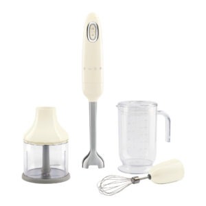 Smeg – Smeg stavmixer med tillbehör HBF03 creme