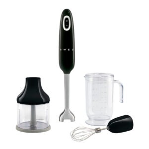 Smeg – Smeg stavmixer med tillbehör HBF03 svart