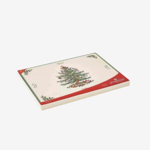 Spode – Bordstablett Christmas Tree 4-pack – Vit – Löpare & tabletter – Från Homeroom