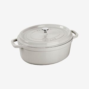 Staub – Gryta La Cocotte oval 23 cm, 2,35 l – Grå – Grytor & kastruller – Från Homeroom