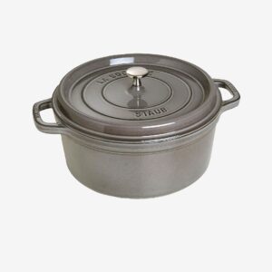 Staub – Gryta La Cocotte rund 28 cm, 6,7 l – Grå – Grytor & kastruller – Från Homeroom